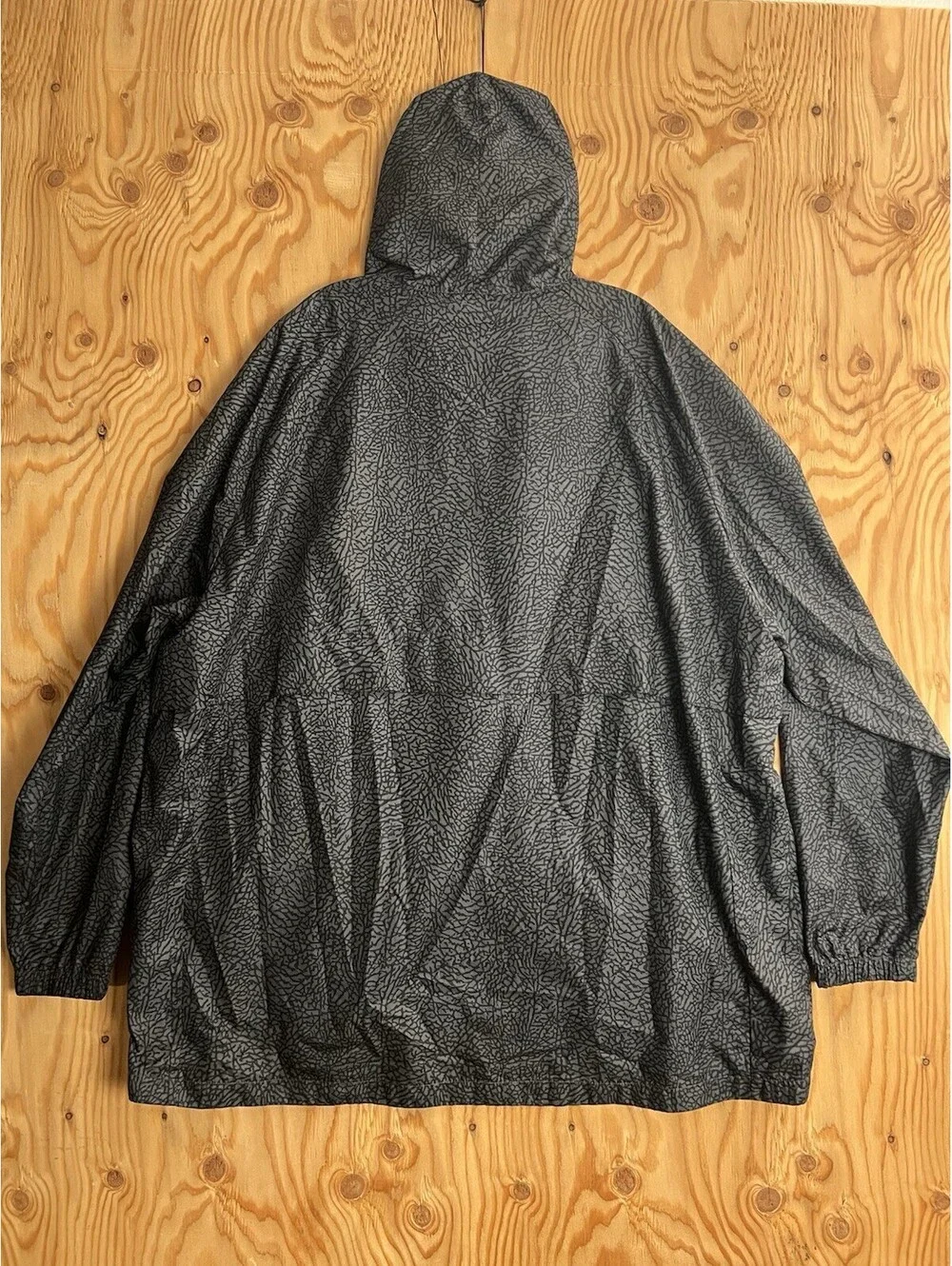 Nike Air Jordan 1988 Wings Anorak Jacket Mens 2XL Cement 1/2 Zip AJ0428-021
